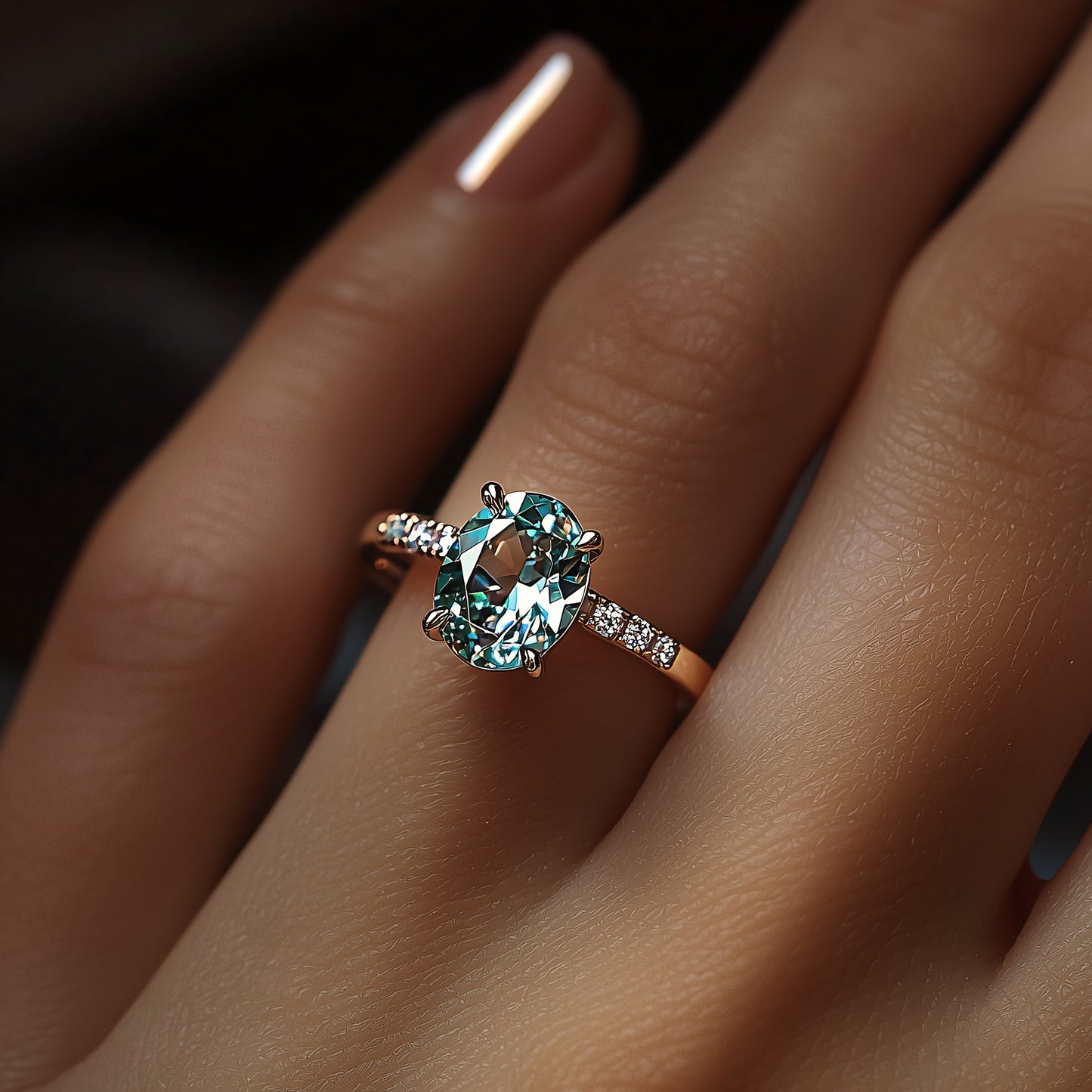 Arctic whisper Ring