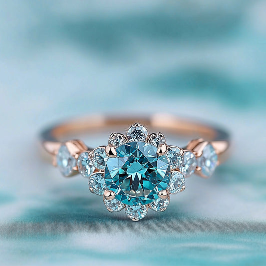 Serene Halo Ring