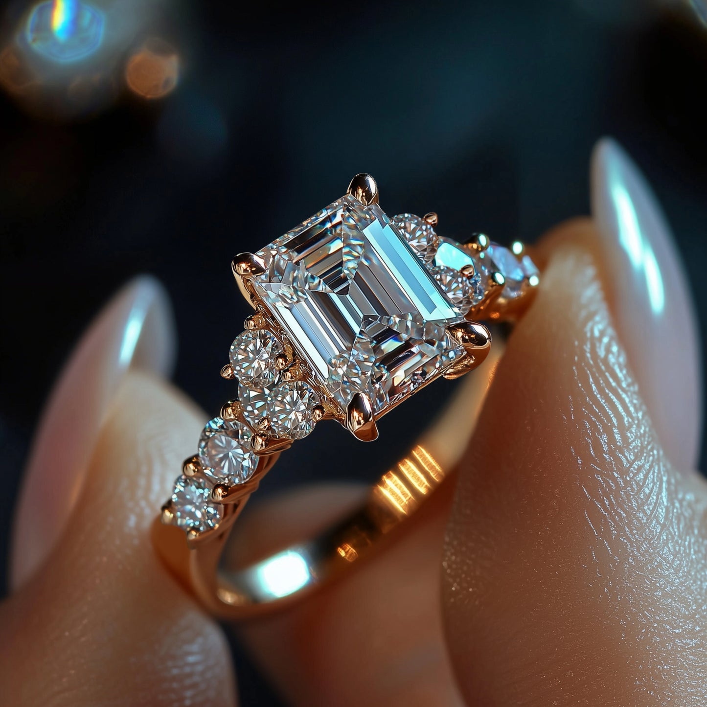 Ivory Flame Ring