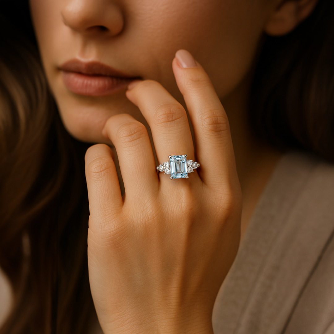 Glass Veil Ring