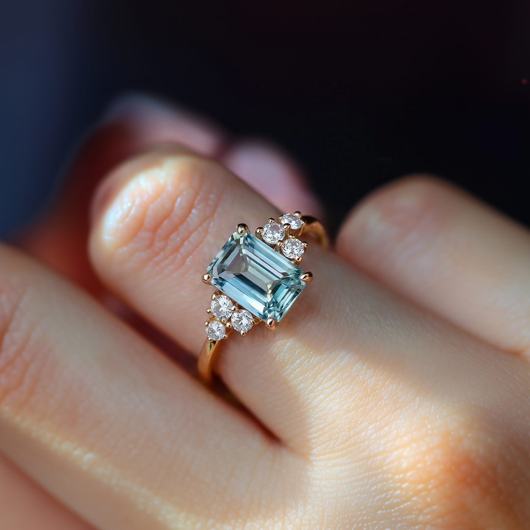 Glass Veil Ring