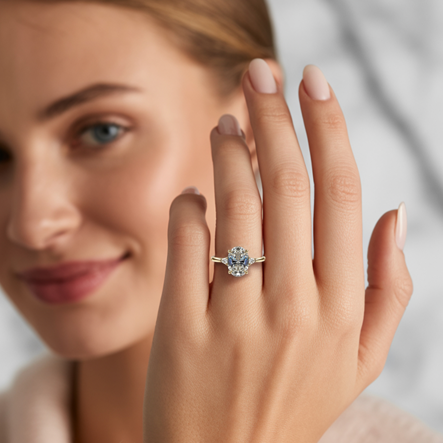 Frosted Flame Ring