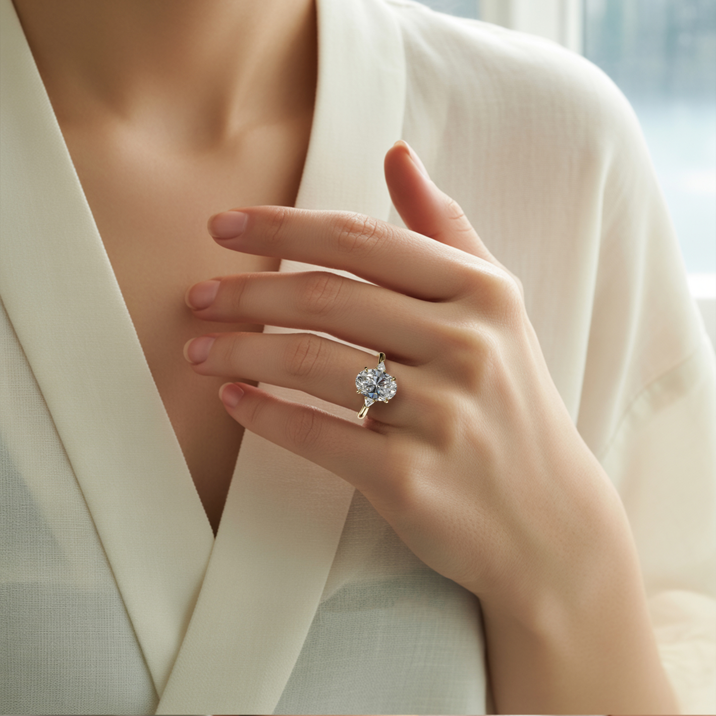 Frosted Flame Ring