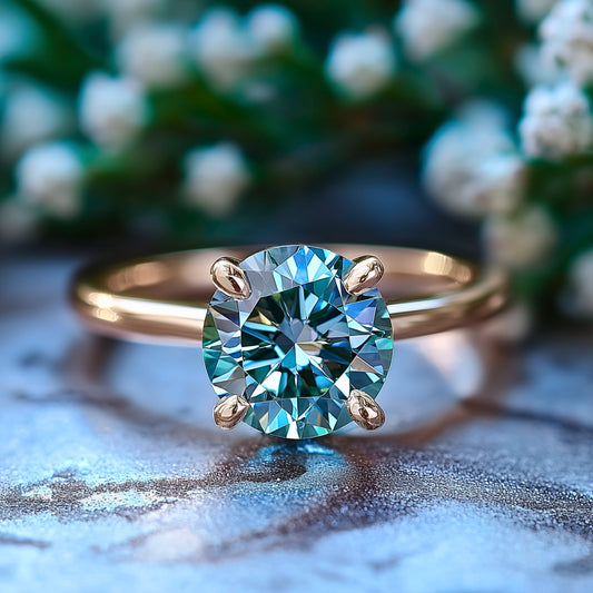 Sage Spark Ring