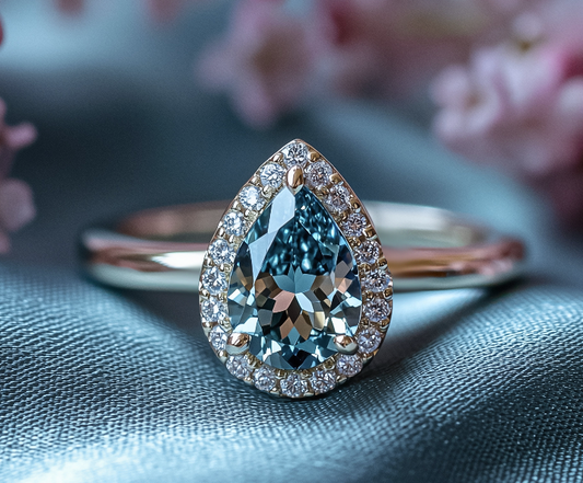 Blue flare Ring