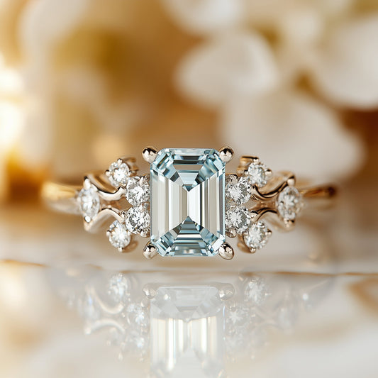 Indigo Spark Ring